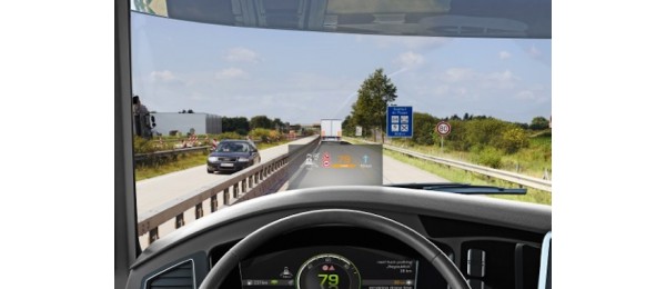 Continental презентует систему проецирования показаний приборов на ветровое стекло